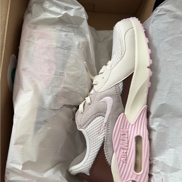 Nike Women's Air Max Sneakers - Pink and Brown - Picture 3 of 7